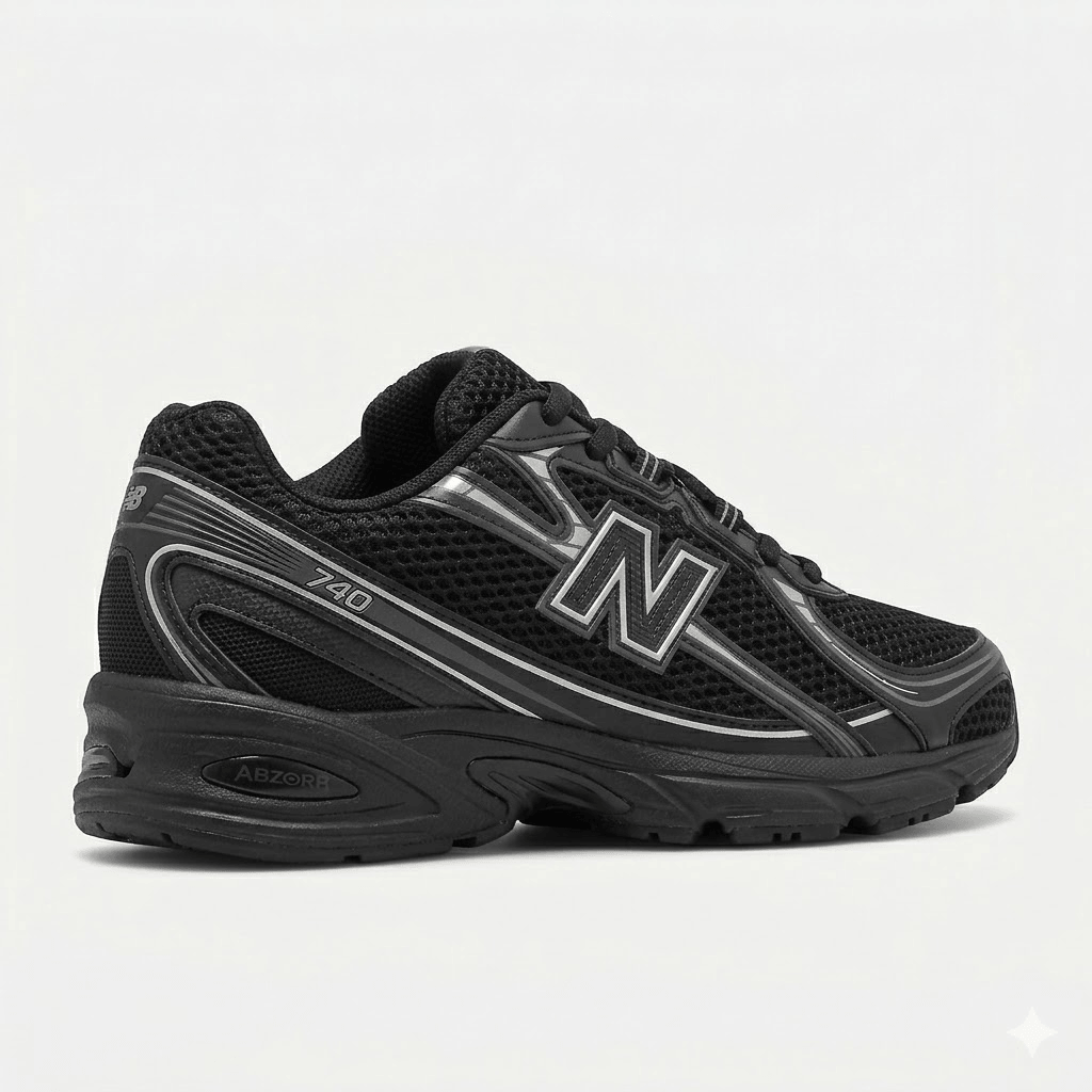 NEW BALANCE 740 black silver metallic