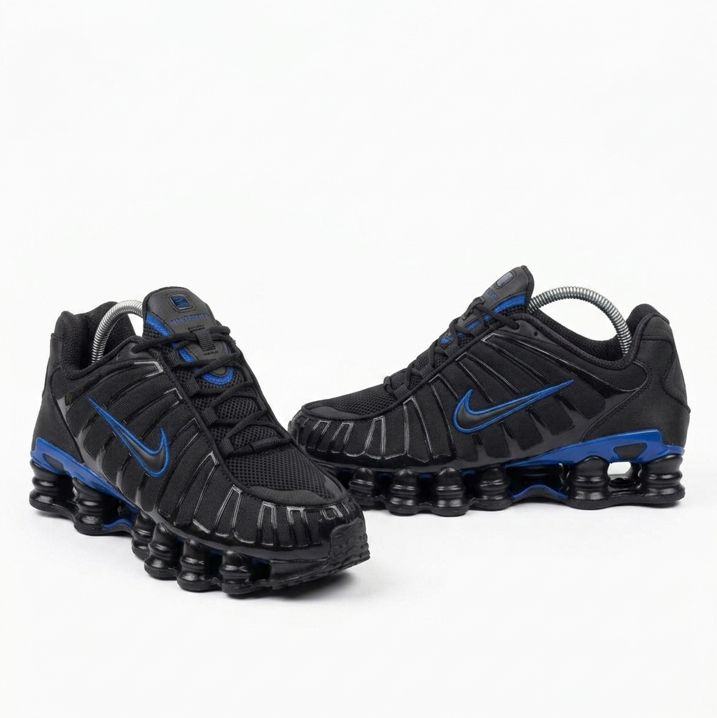 NIKE Shox Black & blue
