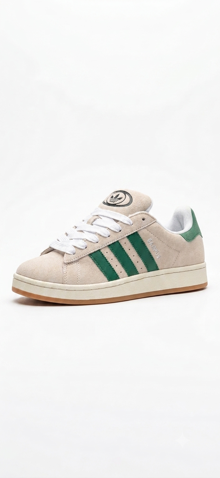 ADIDAS CAMPUS 00s with green stripes